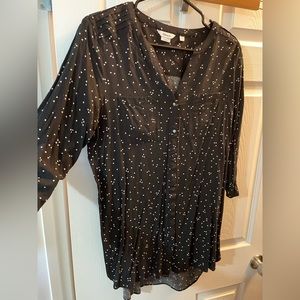 Reitmans tunic length blouse